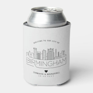 Rafraîchisseur Pour Canette Birmingham, Mariage de l'Alabama Skyline stylis