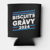Rafraîchisseur Pour Canette Biscuits et Gravy 2024 élection présidentielle (Devant)