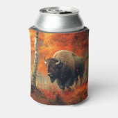 Rafraîchisseur Pour Canette Bison dans l'artisanat boisé d'automne (Can Dos)