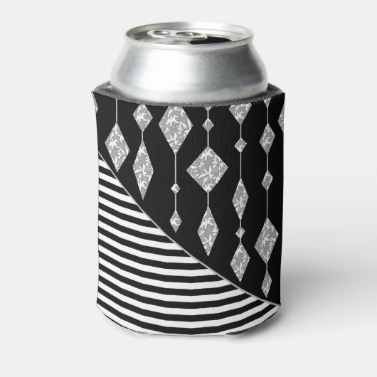 Rafraîchisseur Pour Canette Black and white, abstract, geometric, simple, scan (Can Dos)