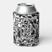 Rafraîchisseur Pour Canette Black and White Geometric Art 25 (Can Dos)