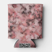 Rafraîchisseur Pour Canette Black Gray Pink White Modern Geometric Abstract (Devant)
