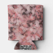 Rafraîchisseur Pour Canette Black Gray Pink White Modern Geometric Abstract (Dos)