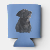 Rafraîchisseur Pour Canette Black Lab Dog Art Can Cooler (Dos)