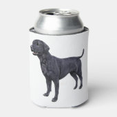 Rafraîchisseur Pour Canette Black Labrador Doigt Standing (Can devant)