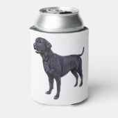 Rafraîchisseur Pour Canette Black Labrador Doigt Standing (Can Dos)