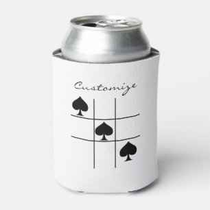 Rafraîchisseur Pour Canette Black Spades Tic Tac Toe Thunder_Cove