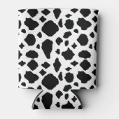 Rafraîchisseur Pour Canette Black White Cow Print Pattern Trendy Modern  (Devant)