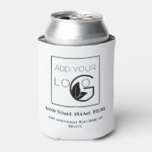 Rafraîchisseur Pour Canette Blanc moderne Ajouter votre logo (Can devant)