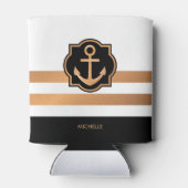 Rafraîchisseur Pour Canette Blancs noirs et dorés (Dos)