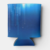 Rafraîchisseur Pour Canette Bleu avec conception linéaire Can Cooler (Devant)