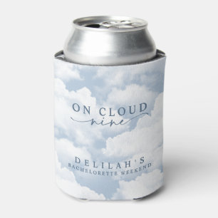 Rafraîchisseur Pour Canette Bleu clair "Sur un petit nuage" Week-end de l'ente
