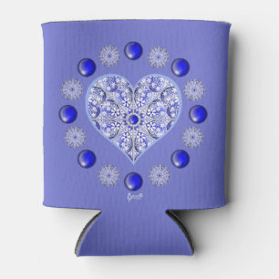 Rafraîchisseur Pour Canette Bleu de dentelle en céramique de Grèce