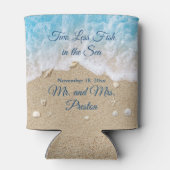 Rafraîchisseur Pour Canette Bleu Deux poissons en moins dans la mer (Dos)