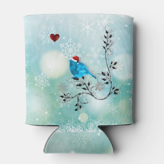 Rafraîchisseur Pour Canette Bleu et Coeur peuvent refroidir (Dos)