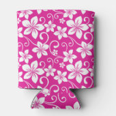 RAFRAÎCHISSEUR  POUR CANETTE BLEU HAWAII (ROSE CHAUDE) (Dos)