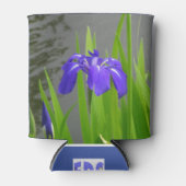 Rafraîchisseur Pour Canette Bleu Iris Can Cooler (Devant)