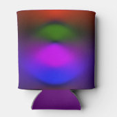 Rafraîchisseur Pour Canette Bleu néon, Violet, Vert, Pâte orange (Dos)