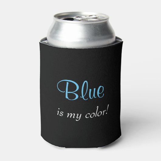 Rafraîchisseur Pour Canette Bleu Noir  (Can devant)