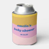 Bleu rose jaune mignon Jouer Baby shower personnal