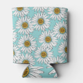 Rafraîchisseur Pour Canette Bleu Vintage marguerite (Dos)