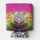 Rafraîchisseur Pour Canette Bling Coeur Diamond Peut refroidir (Dos)