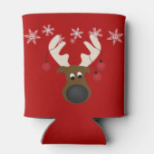Rafraîchisseur Pour Canette Blitzen Custom Christmas Reindeer Funny (Dos)