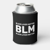 Rafraîchisseur Pour Canette BLM Black Lives Matt Typographie blanche sur Black (Can Dos)