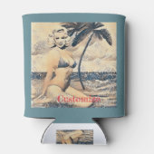 Rafraîchisseur Pour Canette Blonde Kneeling Modèle de bikini Thunder_Cove (Dos)