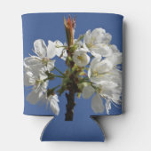 Rafraîchisseur Pour Canette Bloom du printemps blanc (Dos)