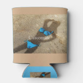 Rafraîchisseur Pour Canette Blue Bikini Beach Sand Thunder_Cove (Dos)