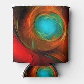 Rafraîchisseur Pour Canette Blue Eye Moderne Abstrait Art Cool Motif #16 (Devant)