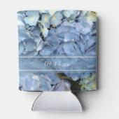 Rafraîchisseur Pour Canette Blue Hydrangea Floral Wedding Favor (Dos)
