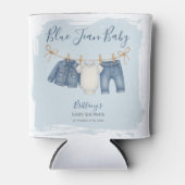 Rafraîchisseur Pour Canette Blue Jean Baby shower Denim Baby (Devant)