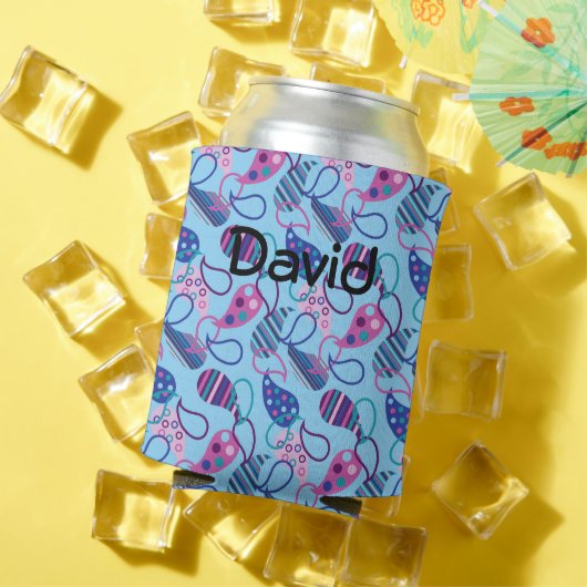 Rafraîchisseur Pour Canette Blue Paisley (Été in situ)