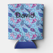 Rafraîchisseur Pour Canette Blue Paisley (Devant)