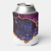Rafraîchisseur Pour Canette Blue & Purple Space & Stars Agate moderne (Can Dos)