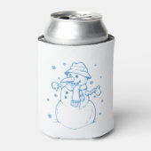 Rafraîchisseur Pour Canette Blue snowman (Can devant)