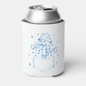 Rafraîchisseur Pour Canette Blue snowman (Can Dos)
