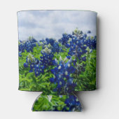 Rafraîchisseur Pour Canette Bluebonnets Blue Flowers Texas texan Floral (Dos)