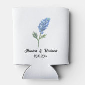 Rafraîchisseur Pour Canette Bluebonnets Texas Texan Mariage nature fleurie (Dos)