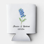 Rafraîchisseur Pour Canette Bluebonnets Texas Texan Mariage nature fleurie (Dos)