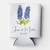 Rafraîchisseur Pour Canette Bluebonnets Texas Texan Mariage nature fleurie (Devant)