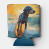 Rafraîchisseur Pour Canette Bluetick Coonhound Beach Plage Plage de surf Peint (Dos)