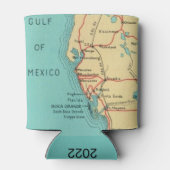 Rafraîchisseur Pour Canette Boca Grande. Carte Useppa peut refroidir (Dos)