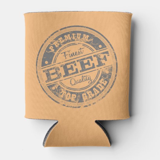 Rafraîchisseur Pour Canette Boeuf de première qualité - Couleurs claires (Devant)