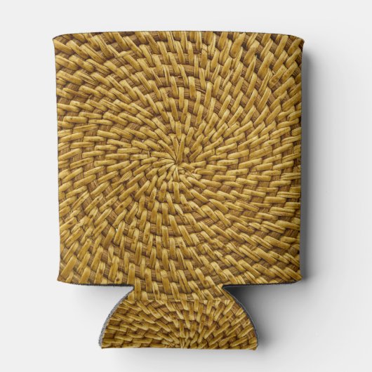 Rafraîchisseur Pour Canette Bohème en rotin panier en osier peut refroidir (Dos)
