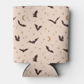 Rafraîchisseur Pour Canette Boho Bats et étoiles Motif d'Halloween (Devant)