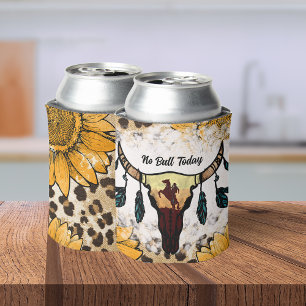 Rafraîchisseur Pour Canette Boho Buffalo Crâne Tournesol Léopard sublimation