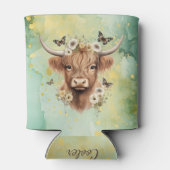 Rafraîchisseur Pour Canette Boho Butterfly Floral Vache "Udderly Delighful" (Dos)